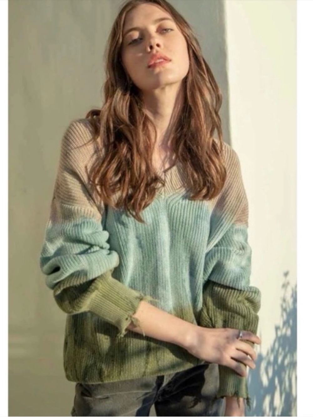 Young Fabulous & Broke Tie Dye Sweater M/L